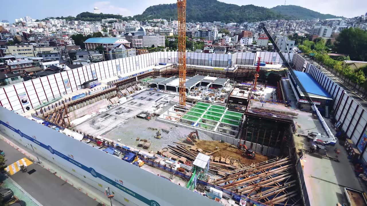 서울특별시교육청 신청사 타임랩스